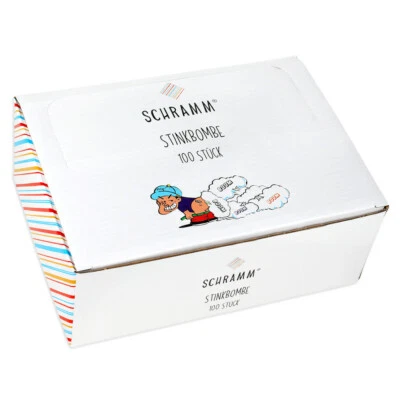 Schramm® 100 Stück Stinkbomben Furzbomben Stink Bombe Pupsbomben Scherzartikel - Bild 1 von 2