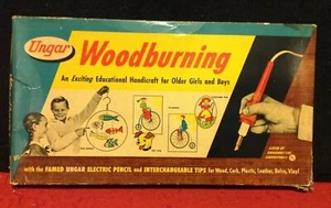 Vintage Ungar Woodburning Pyography Educational Craft Electric Pencil #203 Kit - Picture 1 of 12
