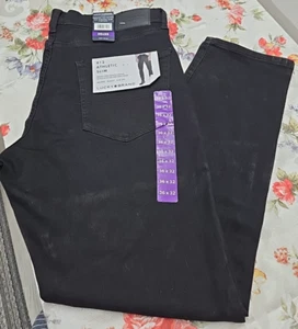Pantalones de mezclilla deportivos ajustados Lucky Brand 412 para hombre 36x32 negros tiro medio elásticos NUEVOS NUEVOS CON ETIQUETAS - Imagen 1 de 6