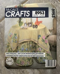 McCall's Crafts "Table Essentials" #8953 Home Tischdecken & Borten Vintage OOP - Bild 1 von 3