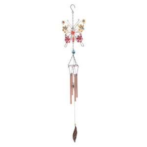 Butterfly Wind Chime Butterflies Bell Decor Decorative - Picture 1 of 12