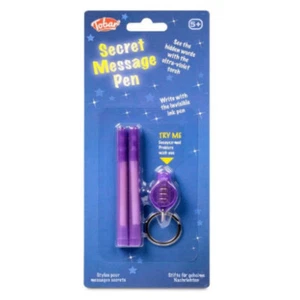 Tobar Secret Message Pen - Kit spia torcia UV inchiostro invisibile per bambini - Foto 1 di 1