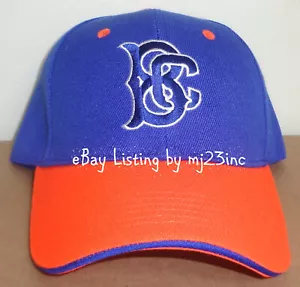 BROOKLYN CYCLONES BC BLUE ORANGE ADJUSTABLE HAT BASEBALL CAP NEW YORK METS MiLB - Picture 1 of 2