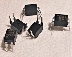 5 Pieces of NEC PS2505-1 Bi-directional Input / Transistor output Optocoupler - Picture 1 of 2
