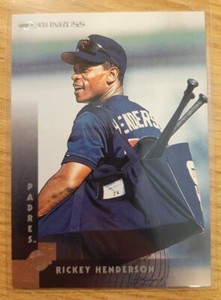1997 DONRUSS RICKEY HENDERSON #73 SAN DIEGO PADRES