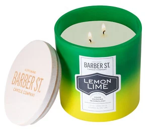 Zippo Barber St. Candle Co™ Odor Masking Lemon Lime Scent Candle, 71002 (Pour... - Picture 1 of 7