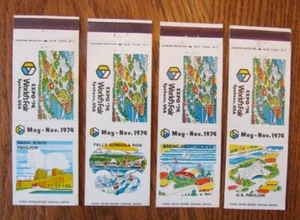 FERIA MUNDIAL 1974: SPOKANE, WASHINGTON (JUEGO DE 4 PORTADAS DE CERILLAS DIFERENTES) -E2 - Imagen 1 de 3