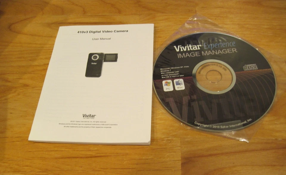 Vivitar Experience Image Manager Instructions - Image 1 of 1