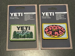 YETI Portland Store Patch Set (2 patches) - Donut & Mt. Hood Patches - Picture 1 of 1