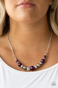 Paparazzi Necklace - The Big-Leaguer - Purple - Picture 1 of 7