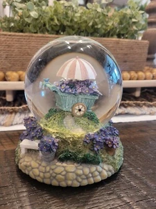 Pfaltzgraff April Musical Snowglobe Waterglobe Gorgeous Preowned Condition! - Picture 1 of 8