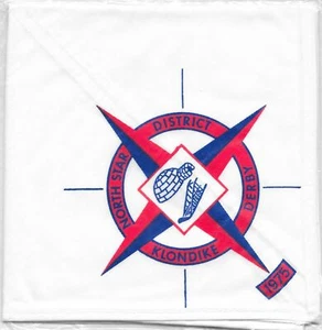 1975 Klondike Halstuch North Star District Transatlantic Council Pfadfinder - Bild 1 von 1