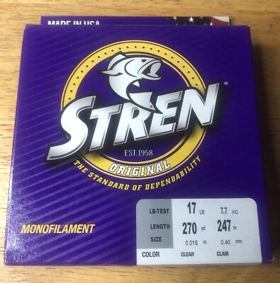 Stren Original®, Clear, 17lb | 7.7kg Monofilament Fishing Lines - Image 1 of 2