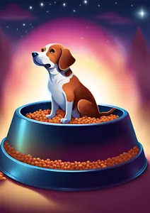 Slow feeder dog bowl puzzle bowls eating pet food cat non interactive dish slip. - Picture 1 of 6