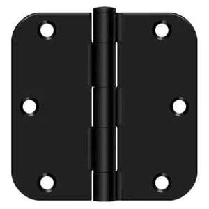 Deltana S35R5 3-1/2 x 3-1/2 Plain Bearing 5/8" Radius Corner Full Black (5-Pack) - Picture 1 of 1