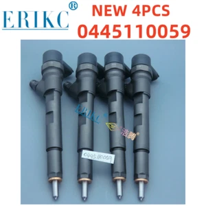4 PIEZAS 0445110059 INYECTOR DE COMBUSTIBLE PARA JEEP CHEROKEE KJ MK2 2001-2008 2.8 CRDI - Imagen 1 de 7