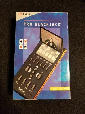 NIOB Saitek Pro Blackjack Portátil Portátil Portátil Videojuego de Cartas Foto 1 de 4