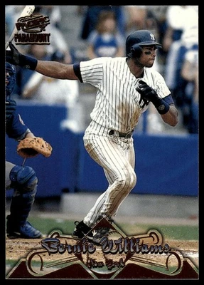 Pacific Paramount #75 1998 Bernie Williams Gold Foto 1 de 2