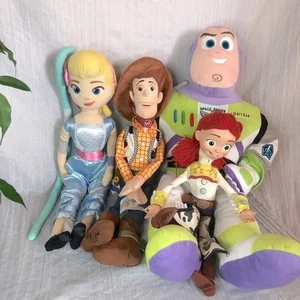 TOY STORY set di 4 grandi peluche BUZZ extra large e Jessie Woody Bo - Foto 1 di 16