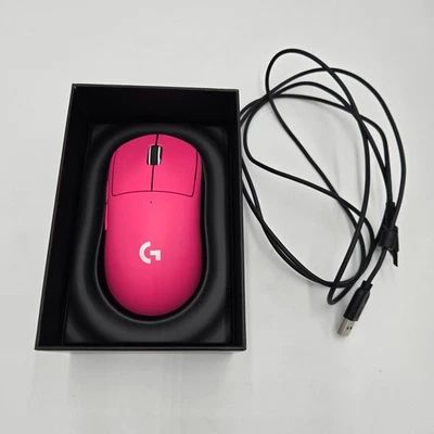 Logitech G PRO X SUPERLIGHT Wireless Gaming Mouse - Magenta - Pink NO USB - Image 1 of 4