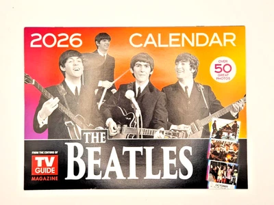 The Beatles 2026 Calendar TV Guide Magazine - With Over 50 photos - Image 1 of 3