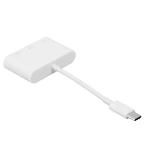 3 In1 Type C To Memory Card Reader Data Transmission USB Hub Adapter For Lapt FY - Afbeelding 1 van 13