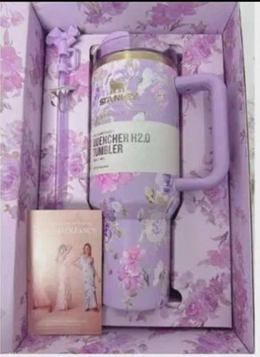 Stanley Love Shack Fancy Quencher x 40oz H2.0 Flowstate Tumbler Purple - Image 1 of 2