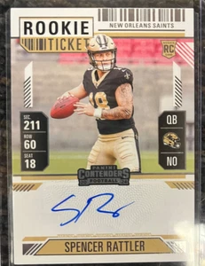 2024 Panini Contenders Spencer Rattler Rookie Ticket On Card Auto #116 - Picture 1 of 2