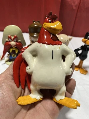 1990’s Warner Brothers Loony Tunes Hard Plastic Figurines Lot of 10. - Image 1 of 4