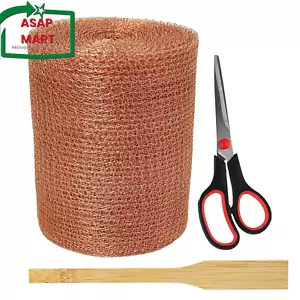 Copper Mesh Rodent Control, 5 in X 50 Ft Wire Mesh for Mice Control, Rustproof C - Picture 1 of 12