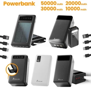 Powerbank 50000mAh 30000mAh 20000mAh USB Typ C Micro PD Ładowarka Bateria - Zdjęcie 1 z 151