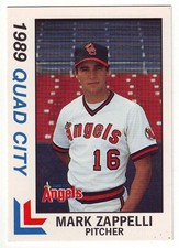 1989 Best Quad City Angels Minor League Mark Zappelli #17 - California Angels