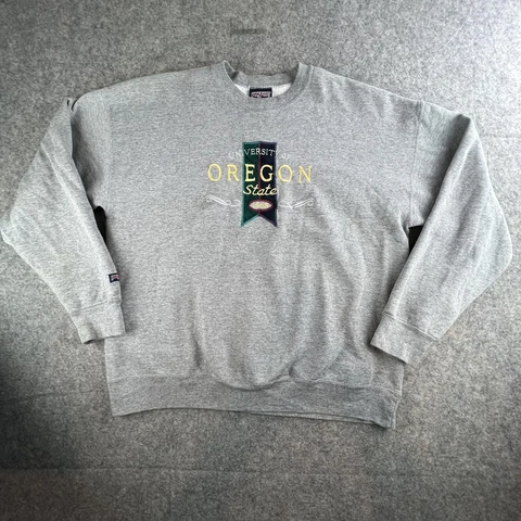 Vintage Jansport University Of Oregon State Crewneck Sweatshirt Size XL Made USA Cover