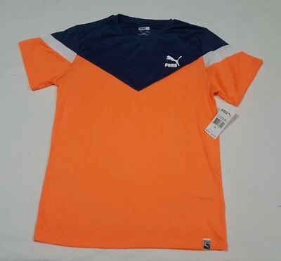 Puma Boys Youth Sports  T-shirt Polyester short sleeve print logo size XLarge - Image 1 of 4