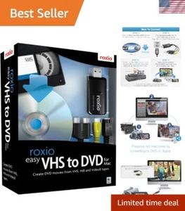VHS to DVD Converter for Mac Digital Capture Hi8 V8 Video Editing - Picture 1 of 12