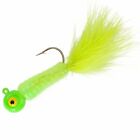 Lindy Fuzz-E Grub Jigs - Chartreuse Shad - 2 in -