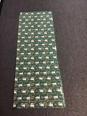 Southwestern Cow Skull Green COTTON 44" FABRIC Per Yard 1.75 yards R Kaufmann - Image 1 of 4