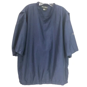 FootJoy Golf Herren XL Windshirt Pullover Kurzarm Navy V Neck Breaker - Bild 1 von 7