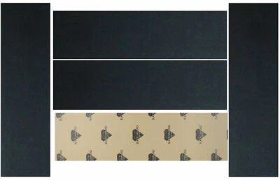 Black Diamond Skateboard Grip Tape Black 9" x 33" Griptape 5 Pack of Sheets