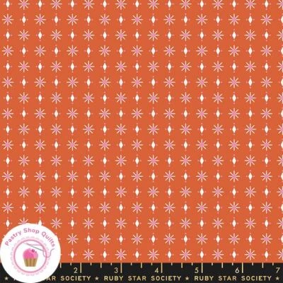 Tela de edredón Moda RUBY STAR SOCIETY LIL RS3058 11 naranja FLORAL KIMBERLY KIGHT Foto 1 de 3