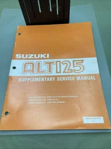 GENUINE SUZUKI 99501-41045-01E ALT125 SUPPLEMENTARY SERVICE MANUAL 1984 - Picture 1 of 6