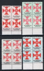 Guiné, Impuesto Postal Af. Juego completo 17 a 20 MNGAI (bloque 4) CV 31,50€/$34,50 - Imagen 1 de 1