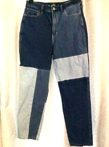 Women's Jrs Sz 7 Waist 27 Hollister Jeans Ultra High Rise Stretch Blue shades - Picture 1 of 9