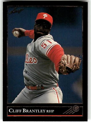 1992 Leaf #434 Cliff Brantley Black Gold - Image 1 of 2