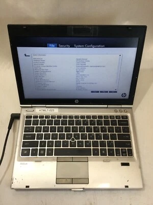 HP ELITEBOOK 2560P - BOOTS TO BIOS - INTEL I5 2520M - NO RAM-READ DESCRIPTION-BB - Image 1 of 4