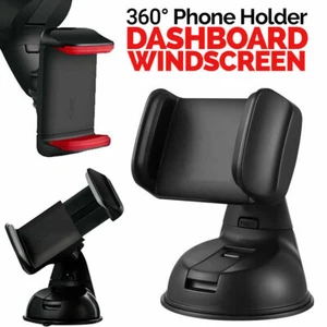 360° Car Mobile Phone Holder Dashboard Suction Mount Windscreen Stand SD#∫ - Picture 1 of 12