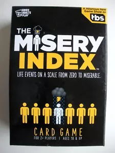 THE MISERY INDEX ADULT CARD GAME -TBS, Open Box - 2+ Spieler Alter 18+ 2020 Leben - Bild 1 von 3