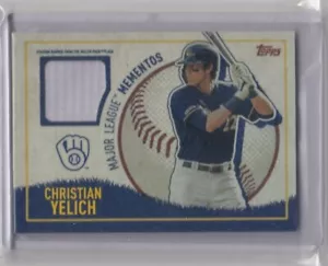 2020 Topps Opening Day CHRISTIAN YELICH Mementos Relic Brewers Stadium Banner SP - Bild 1 von 1