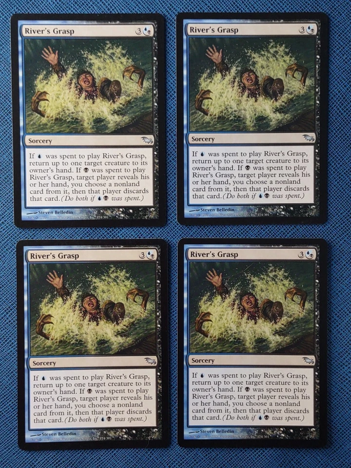 MTG 4x River's Grasp x4 NM Shadowmoor Magic the Gathering Playset - Image 1 of 1