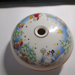 Aromalampe, Duftöl Lampe, Porzellan Freiberger, ohne Docht, Weihnachtsdeko - Bild 1 von 6